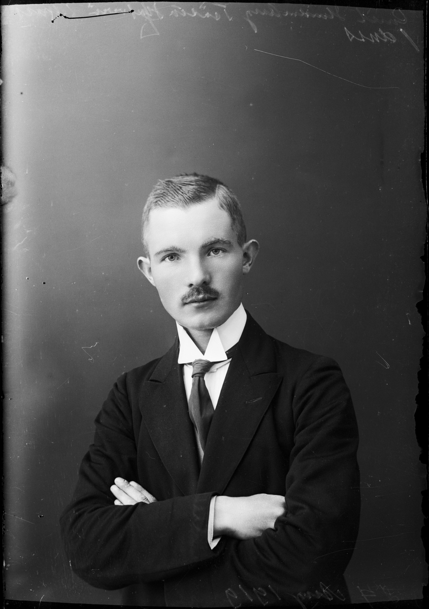 Skötsner-Edhlund, Emil Hindenborg from Trästa, Häverö socken, Uppland 1919