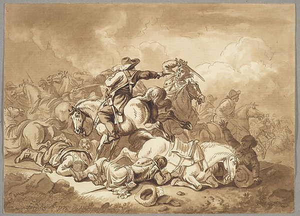Ferdinand Kobell, A Battle Scene
