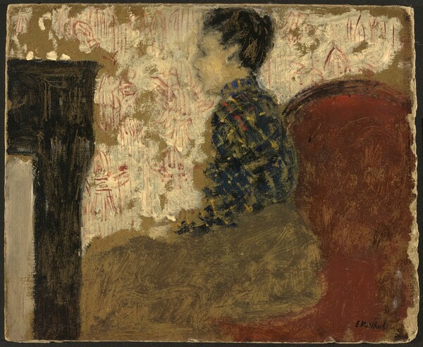 Edouard Vuillard, Woman Sitting by the Fireside