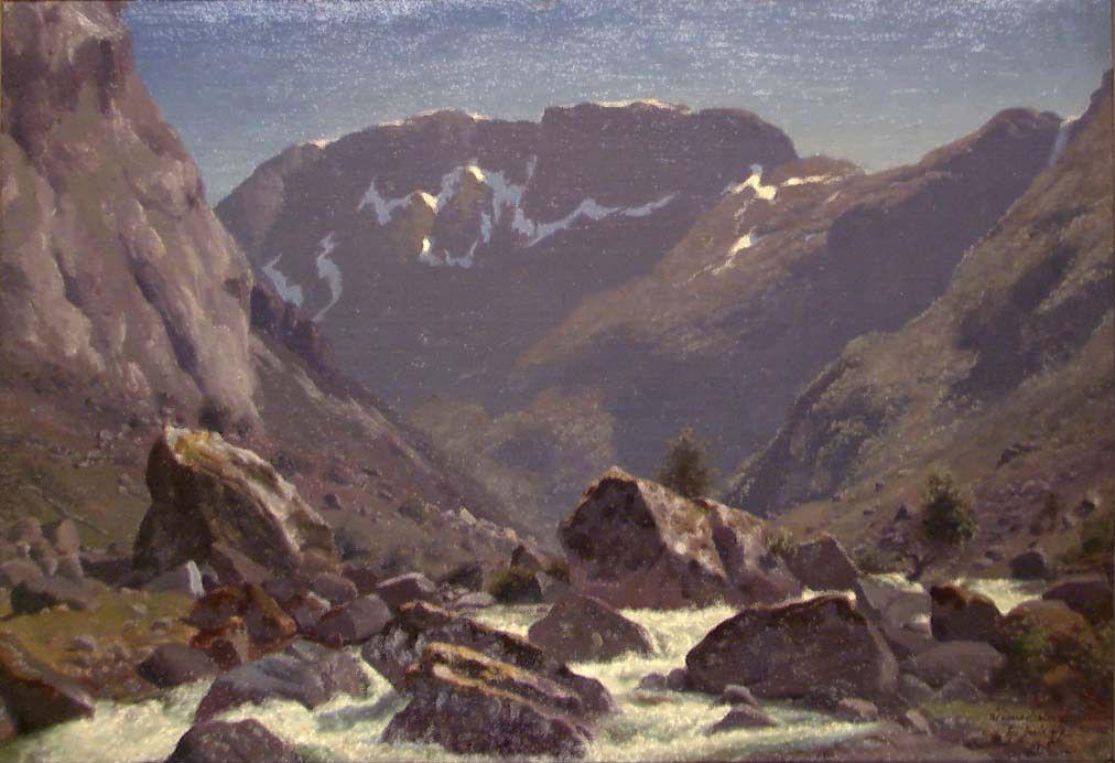 Bernt Lund, Landscape Study from Simedalen
