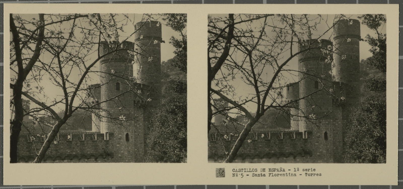 Desconegut, Castillos de España (Barcelona)