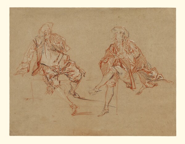 Nicolas Lancret, Two Seated Men