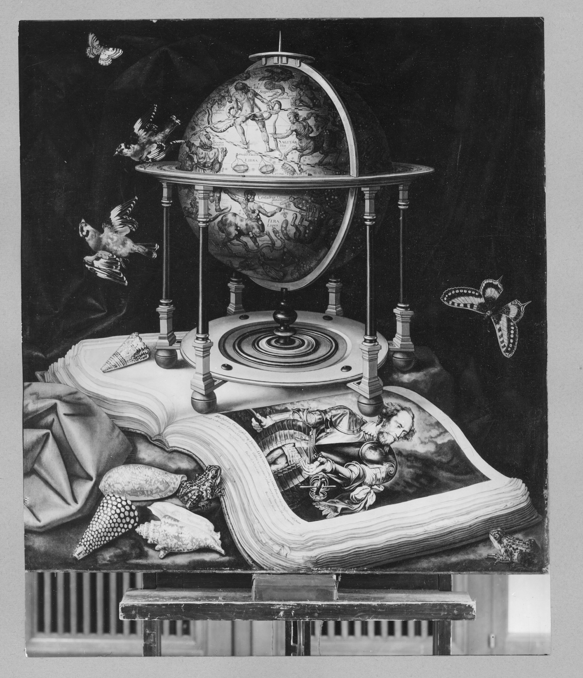 Carstian Luyckx, Still life with book and sky globe