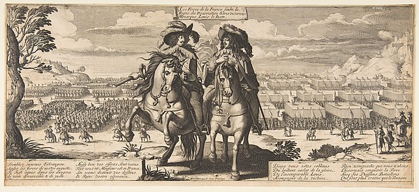 Abraham Bosse, The French Forces: Louis XIII and Gaston d'Orléans