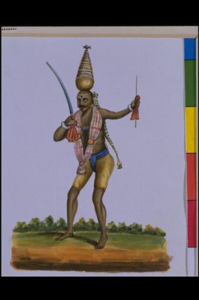 Unknown, A garlanded Shaivite, ascetic