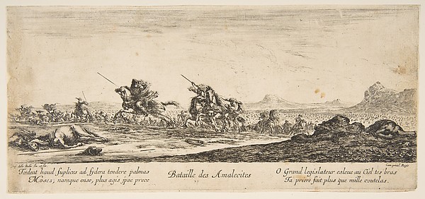 Stefano della Bella, The Battle of the Amalekites
