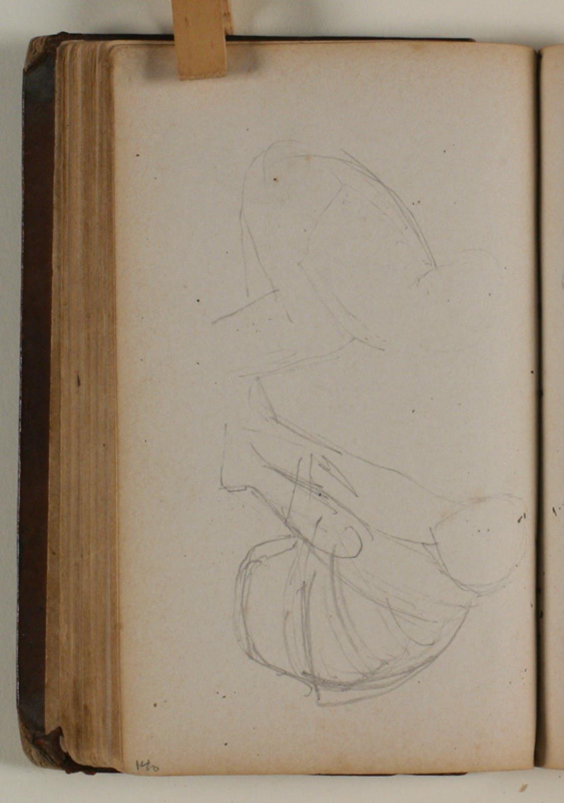 Niels Larsen Stevns, Studier af siddende person