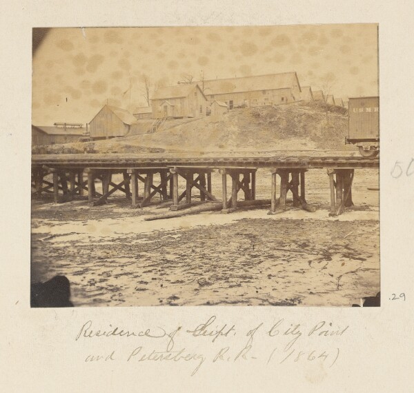 A. J. Russell, Residence of Superintendent of City Point and Petersberg Railroad
