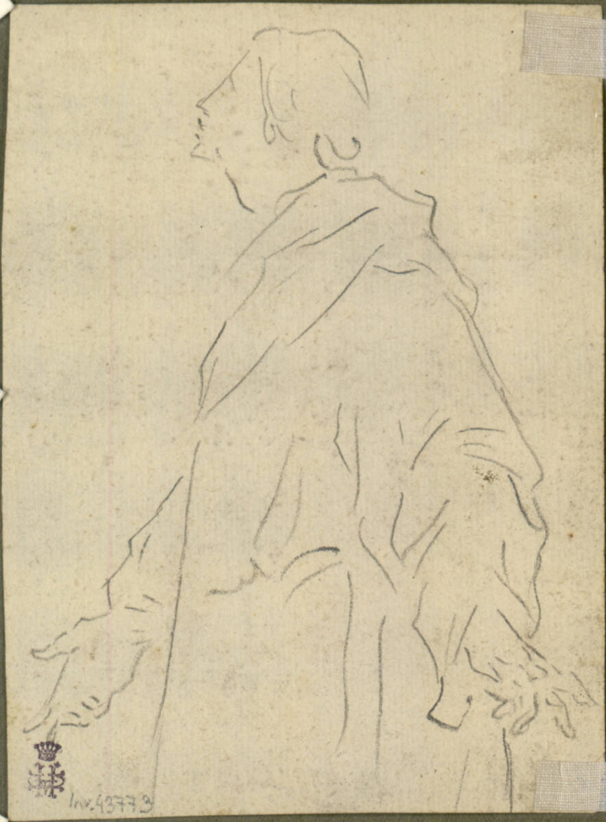 Anonym, Heiliger Antonius (Pause von der Vorderseite)