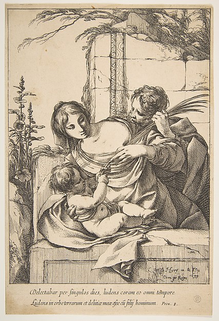 Laurent de La Hyre, Holy Family with Palm