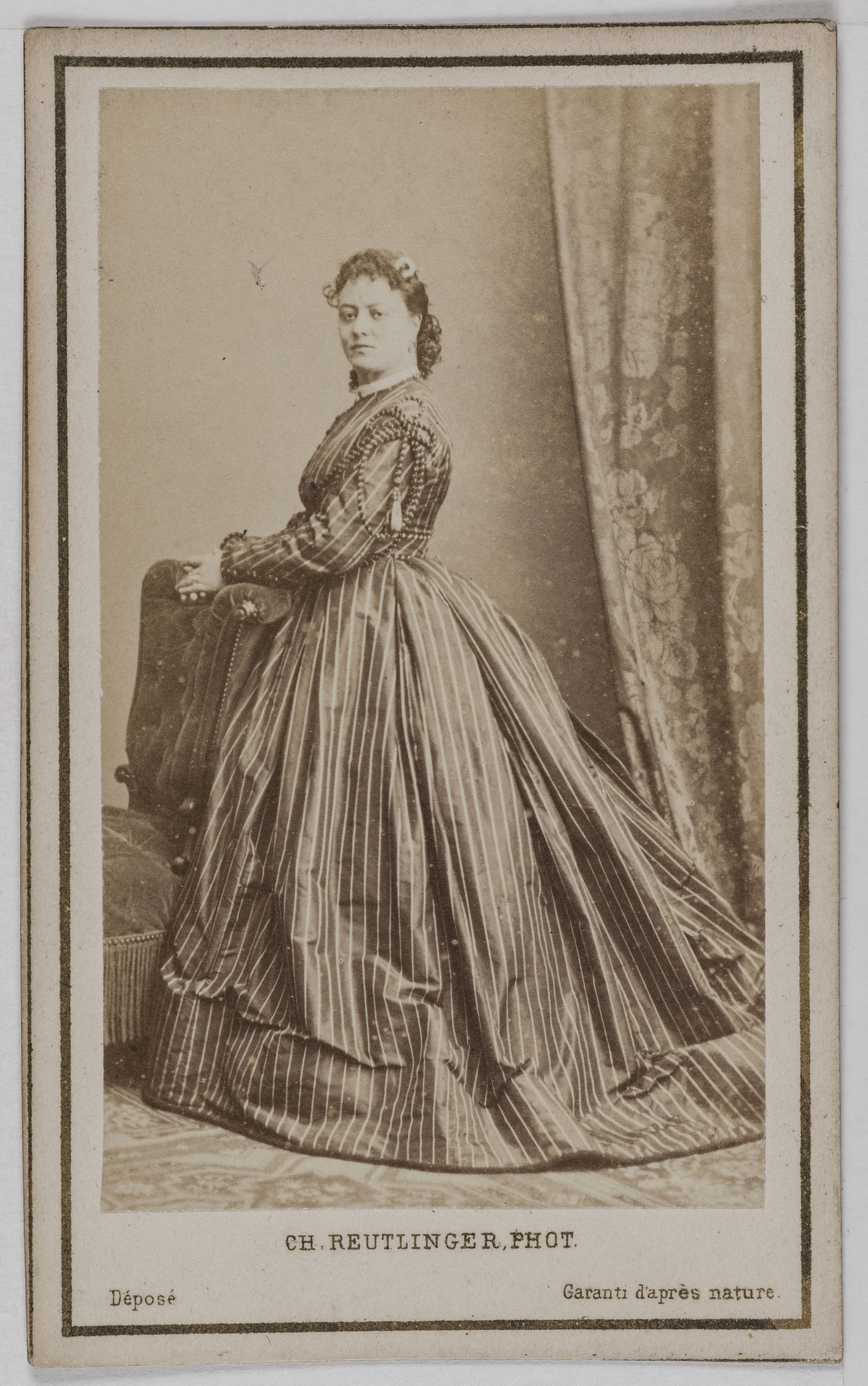 Charles Reutlinger, Portrait de Mariani (Berth ?), (actrice)