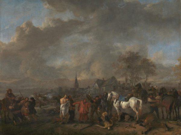 Philips Wouwerman, The Victory of the Peasants