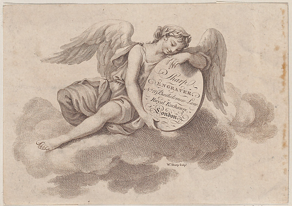 William Sharp, Trade Card for William Sharp, Engraver