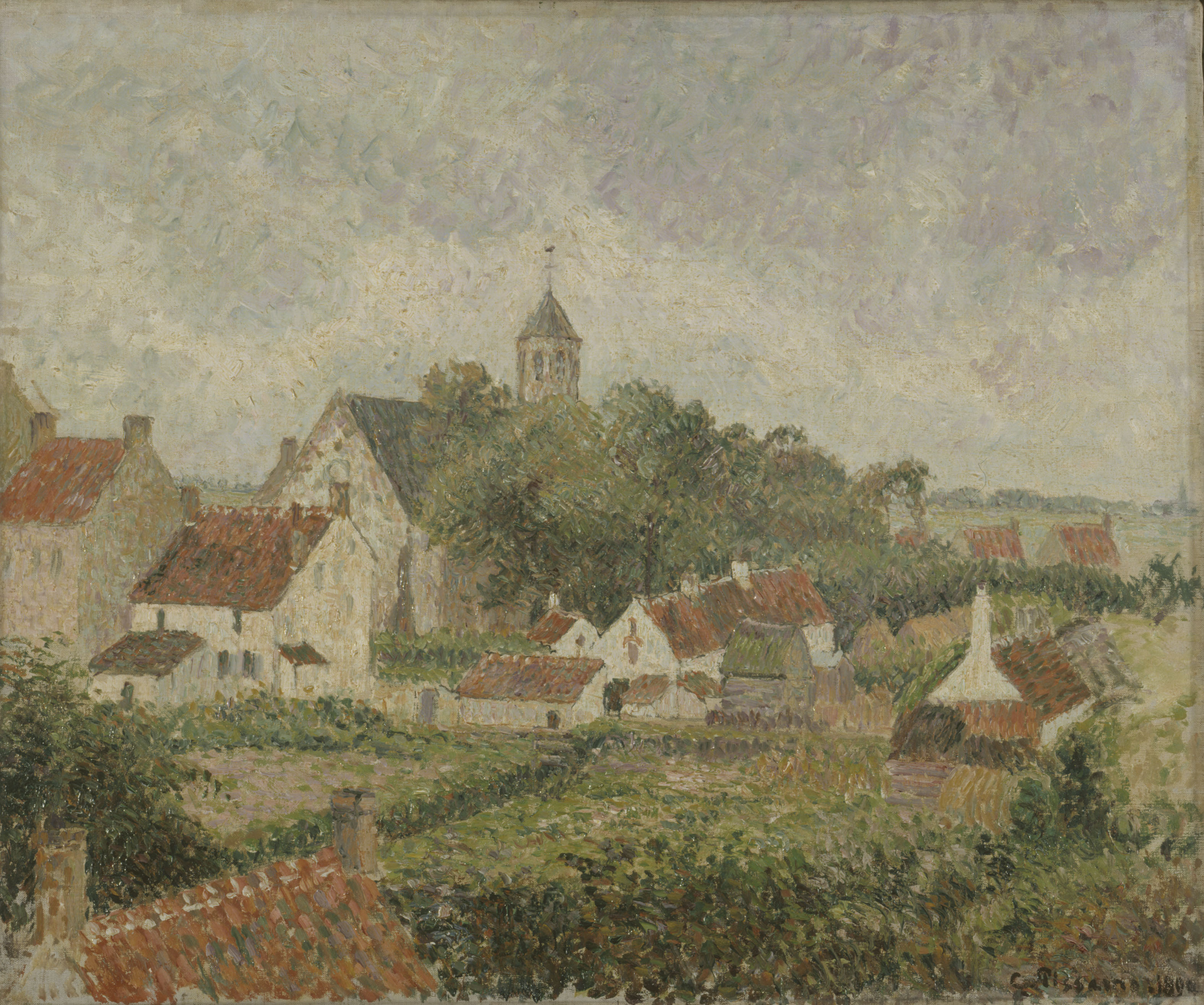 Camille Pissarro, Le village de Knocke