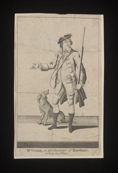 Unknown, Mr. Vernon, in the Character of Hawthorn/in Love in a Village