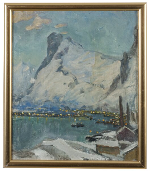 Anna Boberg, Lofoten i aftonljus. Studie