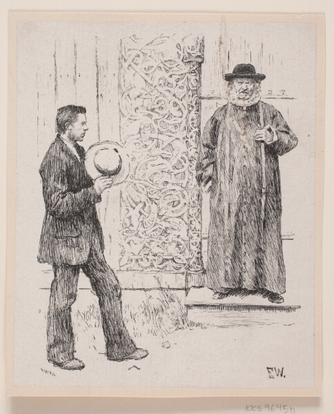 F. Hendriksen, Illustration til "Følgesvenden"