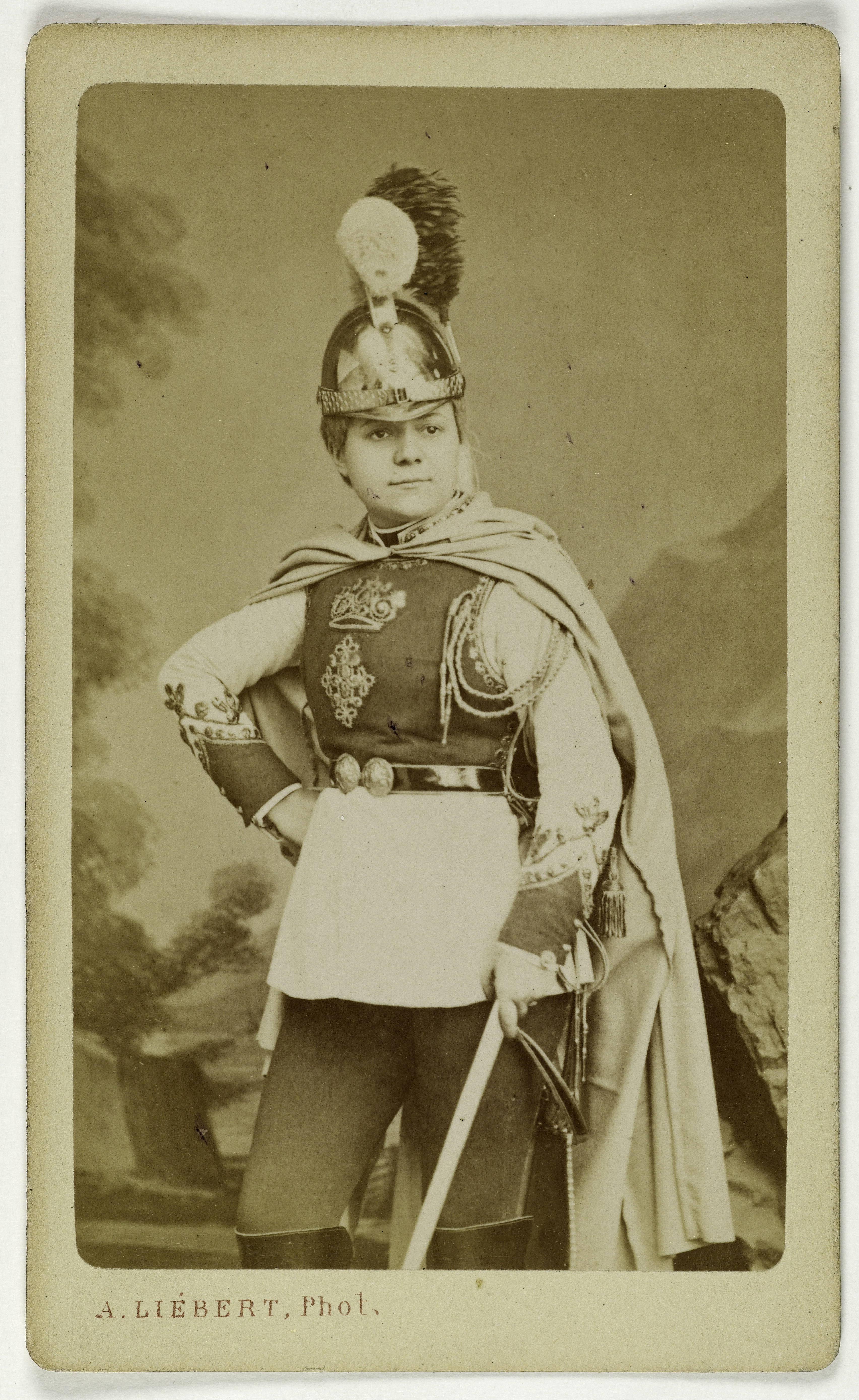 Alphonse Liébert, Portrait de Mme Grivot, (née Marie Laurent), (1843-1890), (actrice)