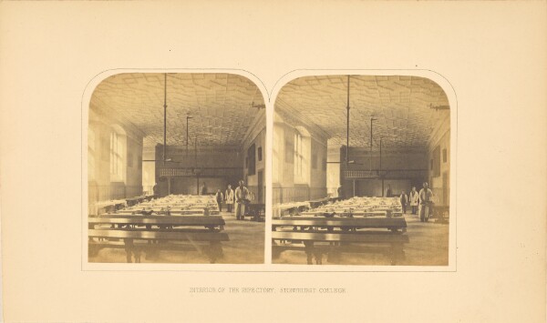 Roger Fenton, Interior of the Refectory, Stonyhurst College