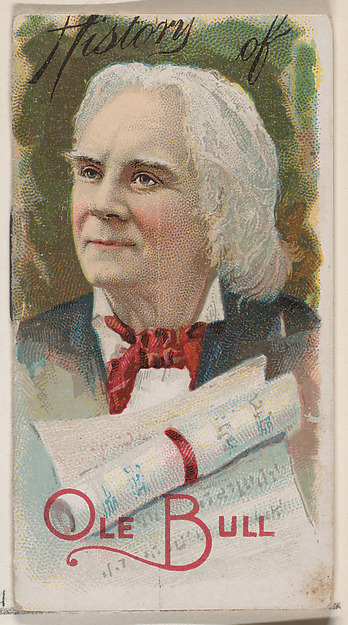 W. Duke, Sons & Co., History of Ole Bull, from the Histories of Poor Boys and Famous People series of booklets (N79) for Duke brand cigarettes