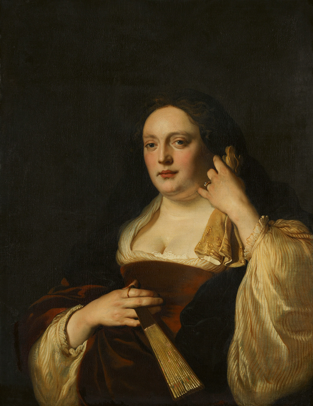 Jacob Adriaensz Backer, Portrait of Rebecca Schellingwou (1610-1667)