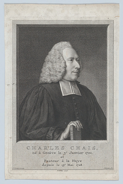 Jacob Houbraken, Portrait of Charles Chais