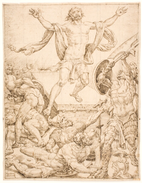 Maarten van Heemskerck, Kristi opstandelse