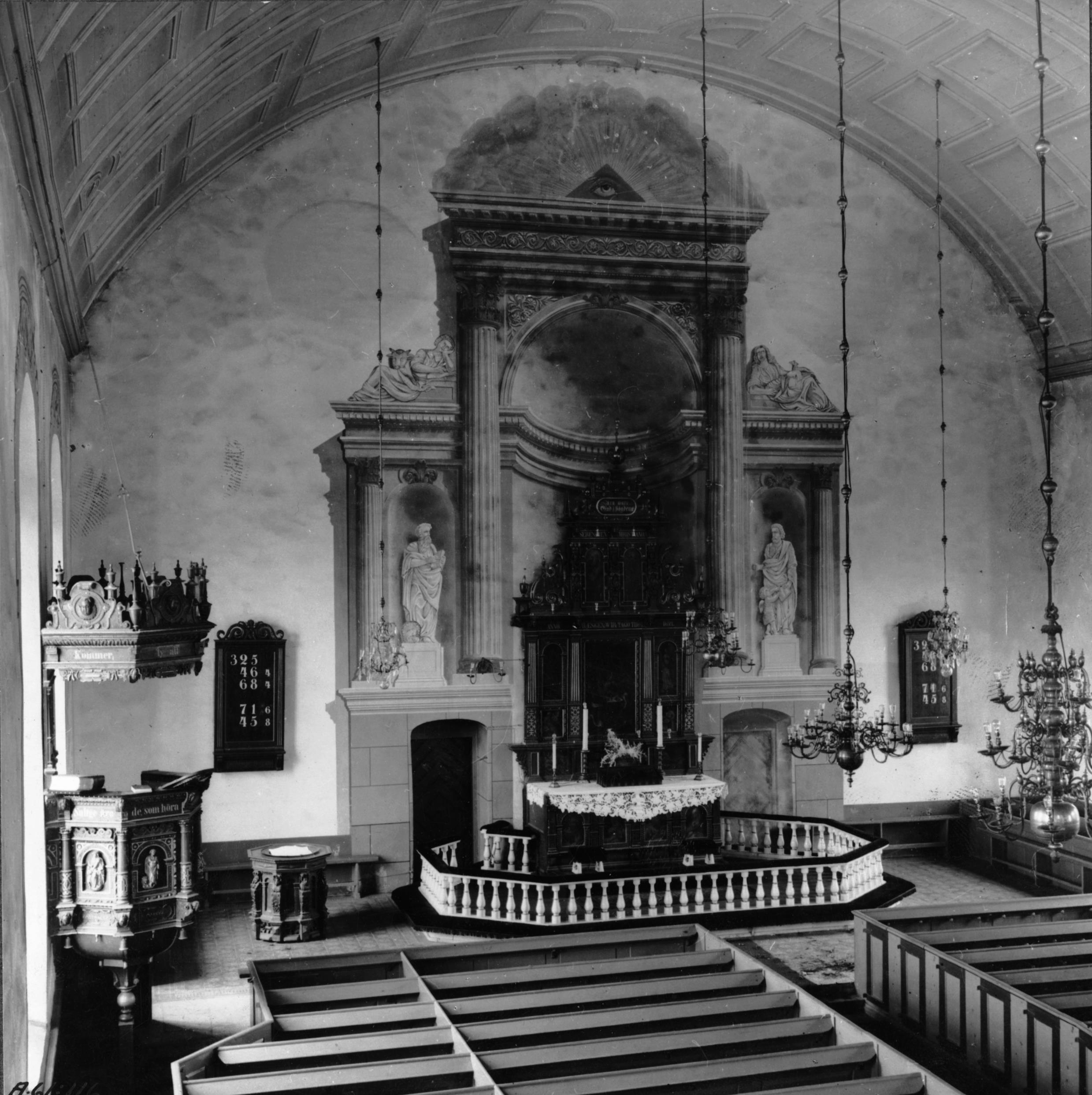 Iwar Anderson, Mjällby kyrka