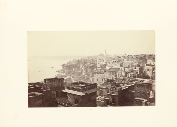 Samuel Bourne, Benares; The City and Ghats, from the Top of the Great Mosque