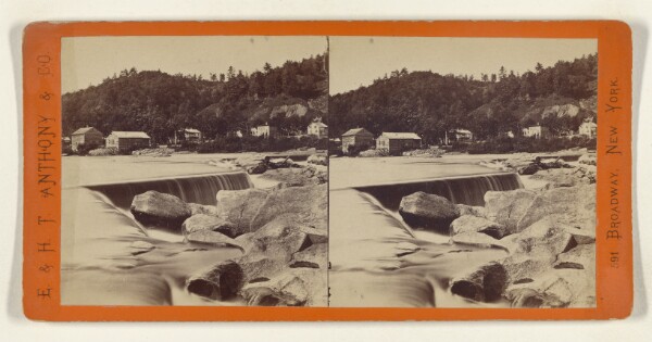 Edward and Henry T. Anthony & Co., Scenery at Little Falls, on the Mohawk, New York. - 2d Mill Dam Falls, Looking North-west.
