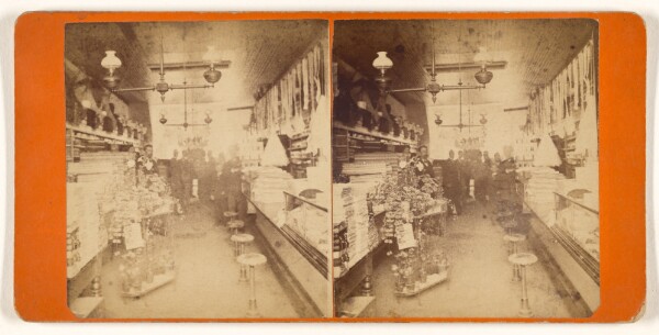 Unknown, [Interior of G. Selmer & Son Opening Day May 6, 1879]