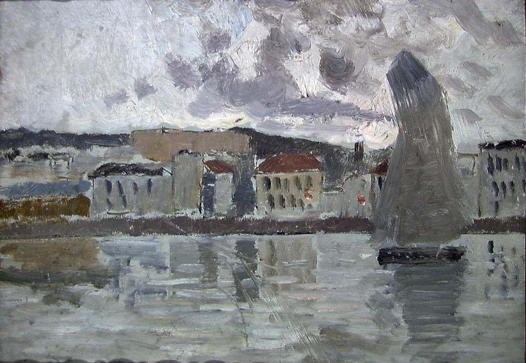 Frits Thaulow, The Sailing Boat