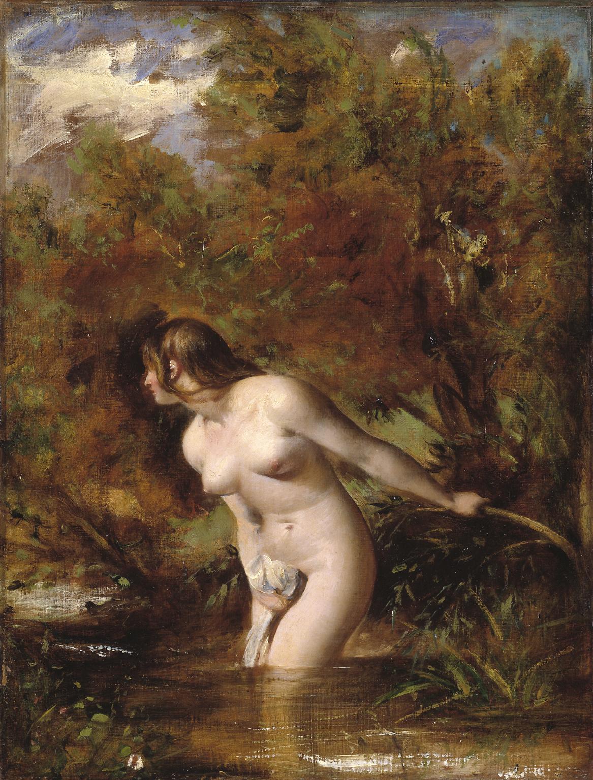 William Etty, Musidora: The Bather 'At the Doubtful Breeze Alarmed'