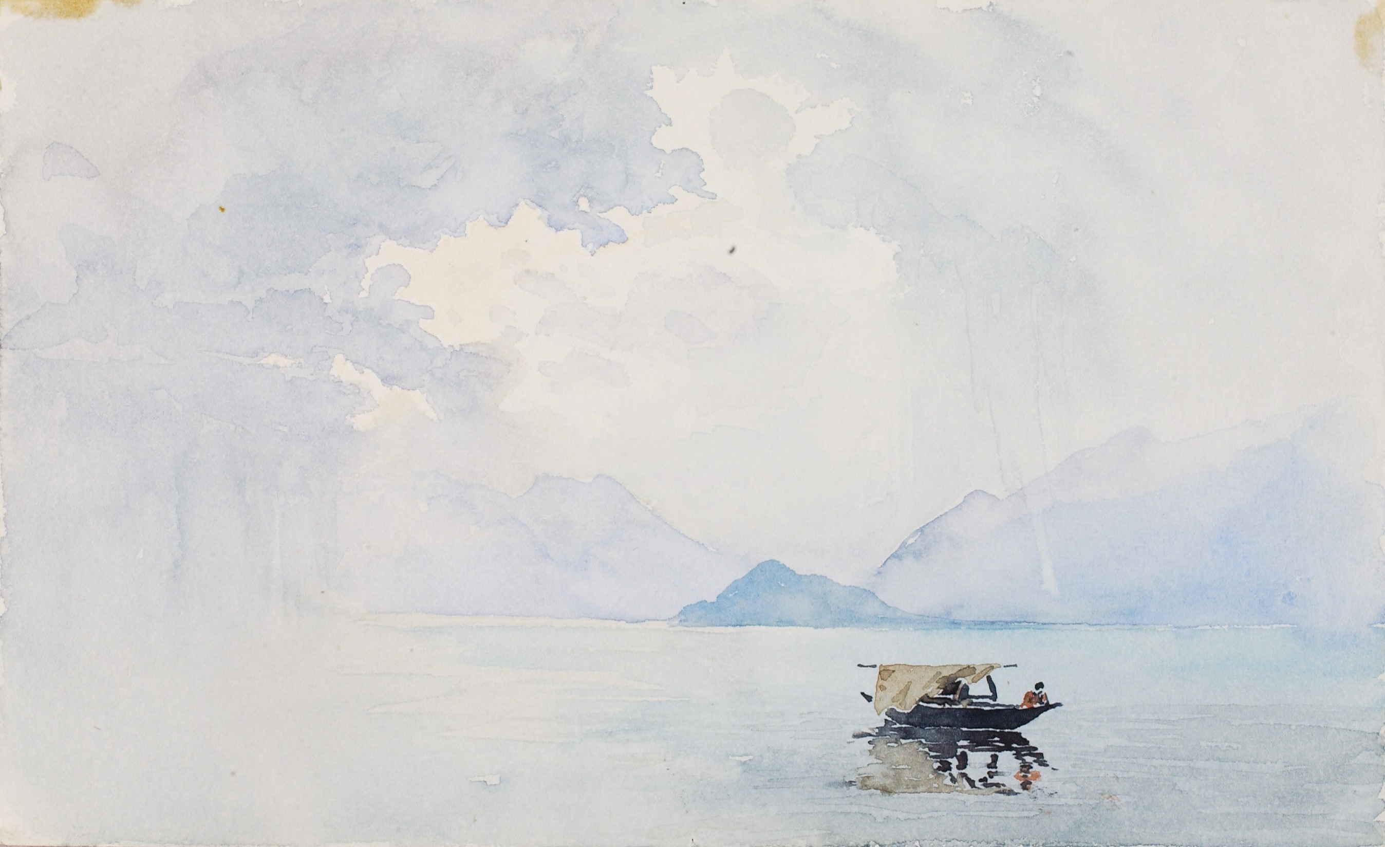 George Elbert Burr, Rain, Bellagio