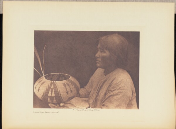 Edward S. Curtis, A Lake Mono Basket-maker