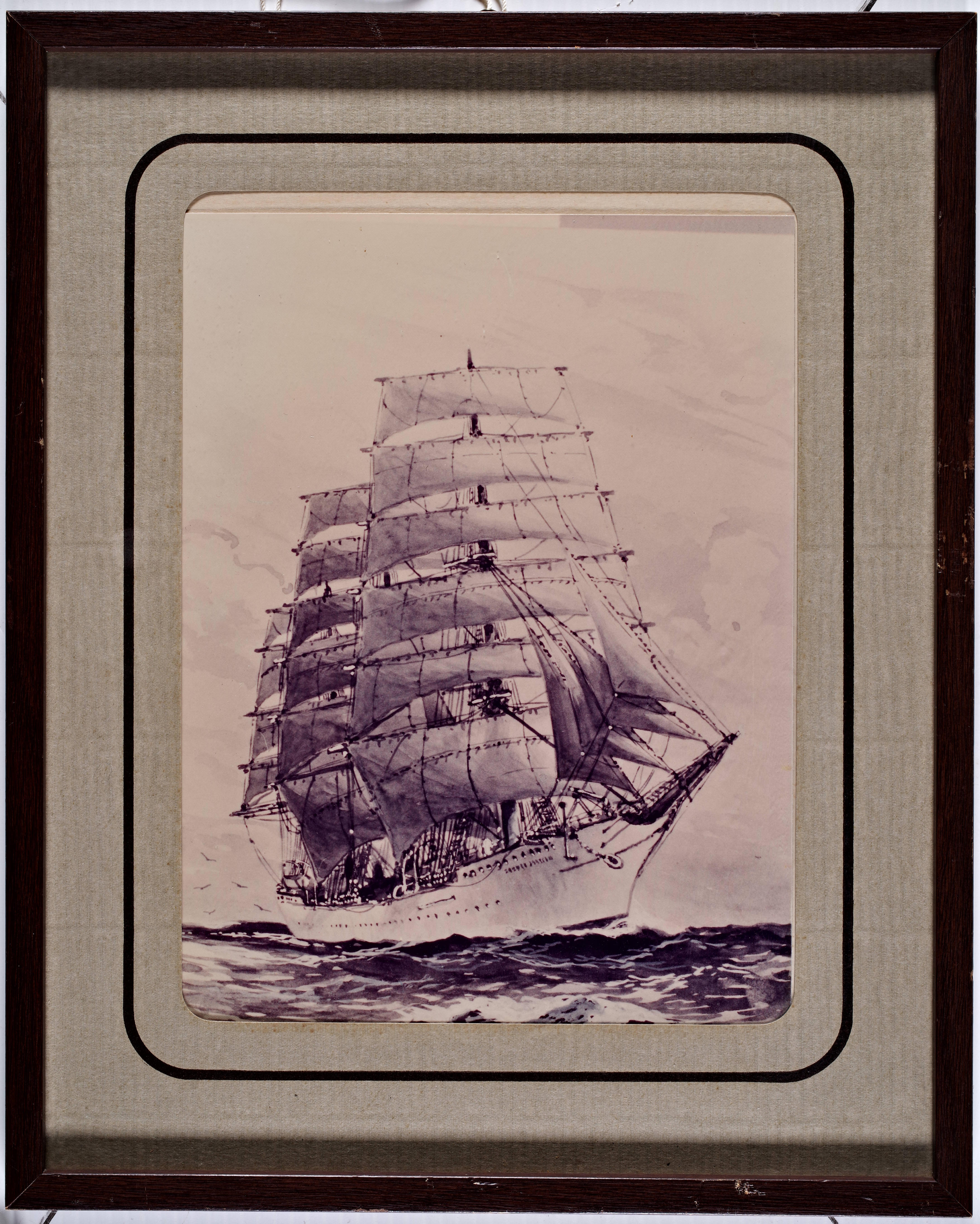 Unknown artist, laivamuotokuva, Suomen Joutsen