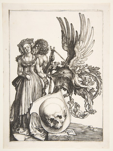 Albrecht Dürer, Coat of Arms with a Skull