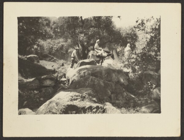 Louis Fleckenstein, [Figures Passing Through Landscape]