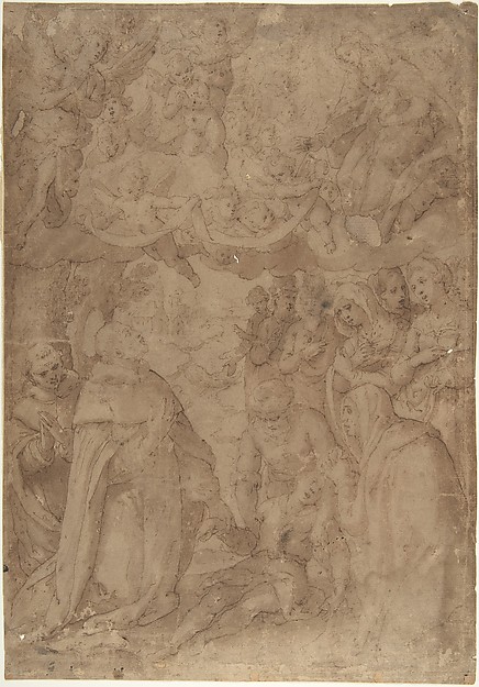 Anonymous, Italian, 16th century, A Saint Healing a Sick Man