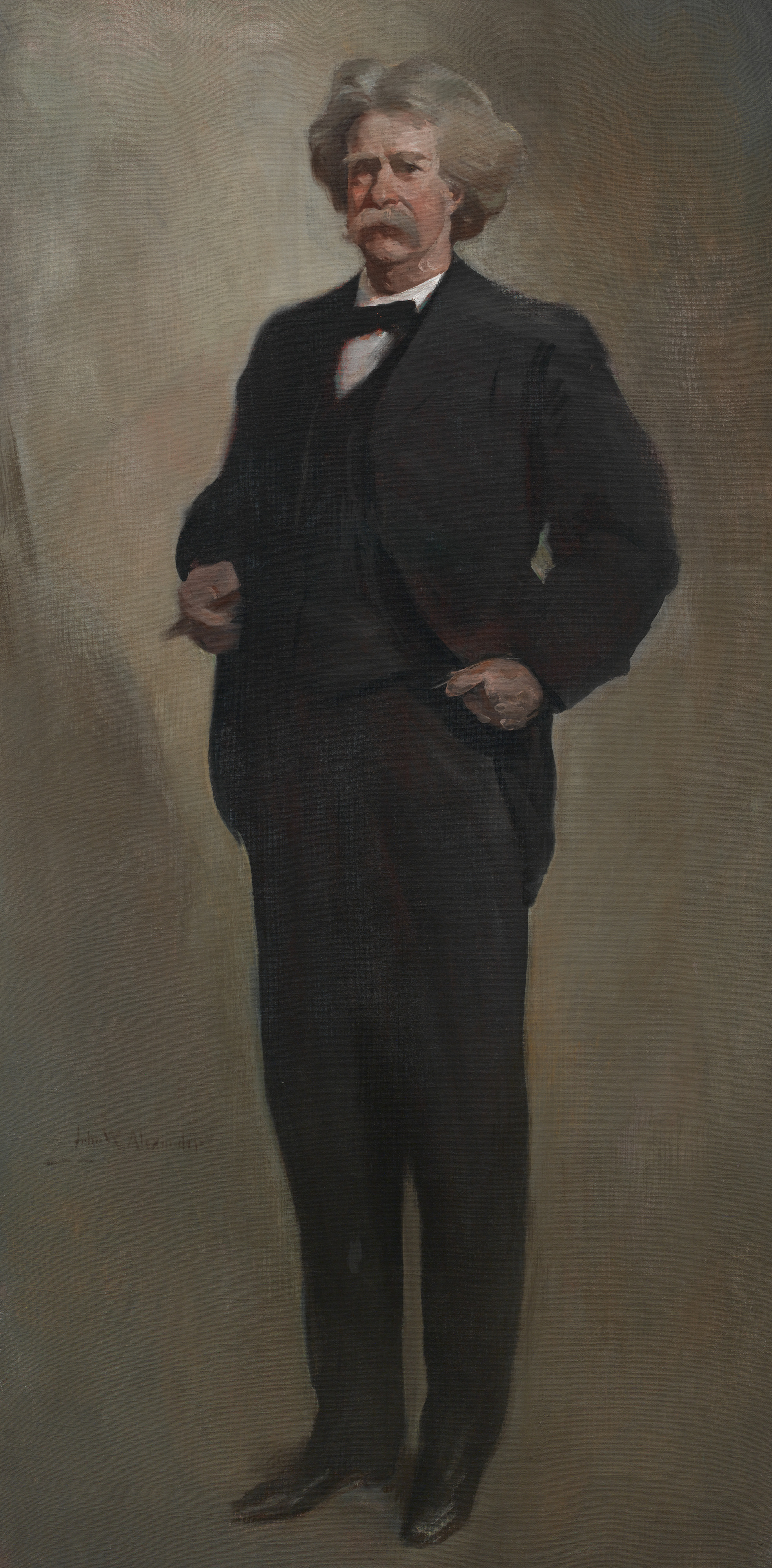 John White Alexander, Samuel L. Clemens (Mark Twain)