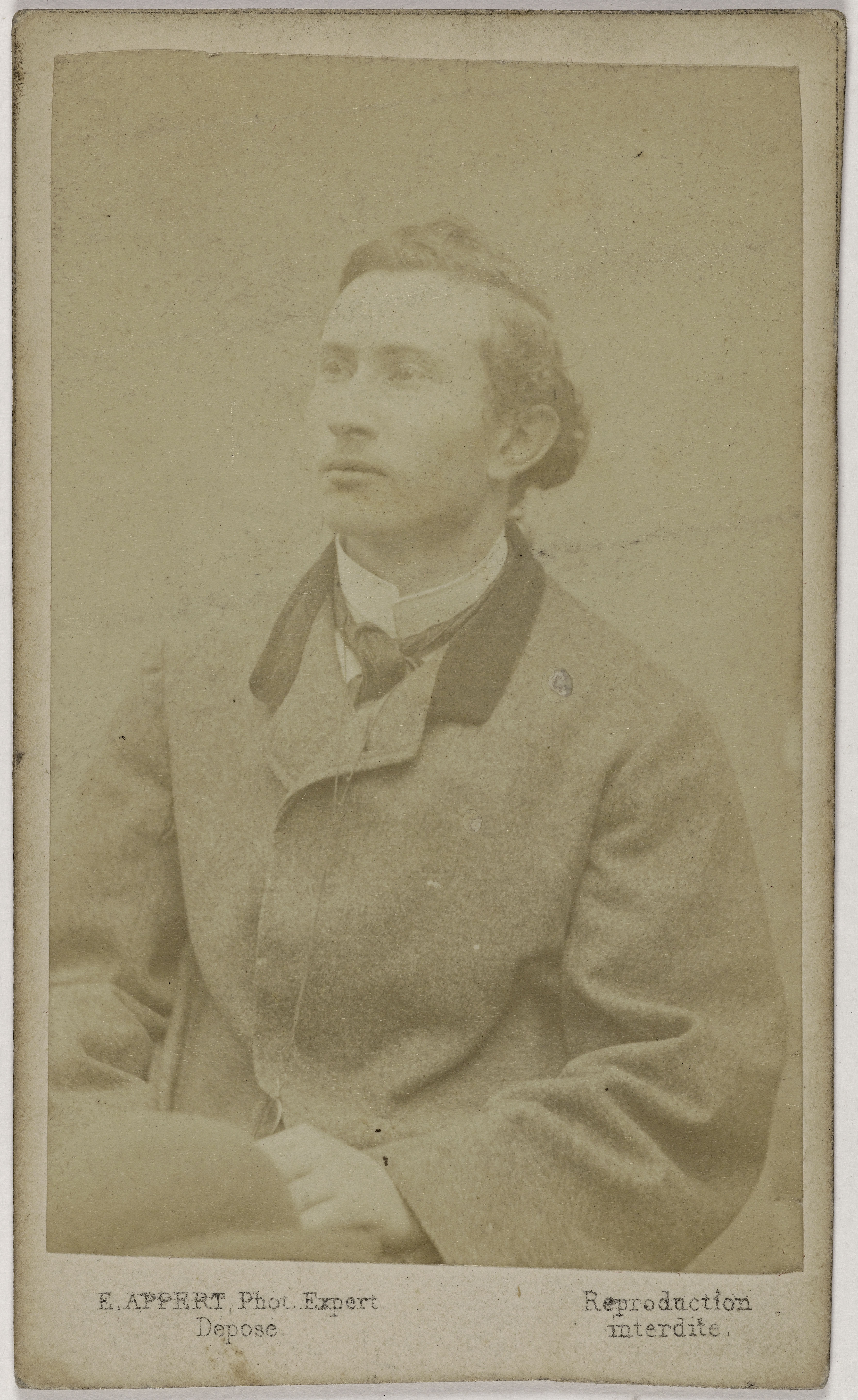 Ernest Charles Appert, Portrait de Gaston Da Costa (1850-1910), (journaliste, membre de la Commune)