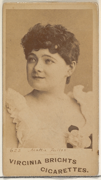 Allen & Ginter, Card 622, Mattie Fuller, from the Actors and Actresses series (N45, Type 1) for Virginia Brights Cigarettes