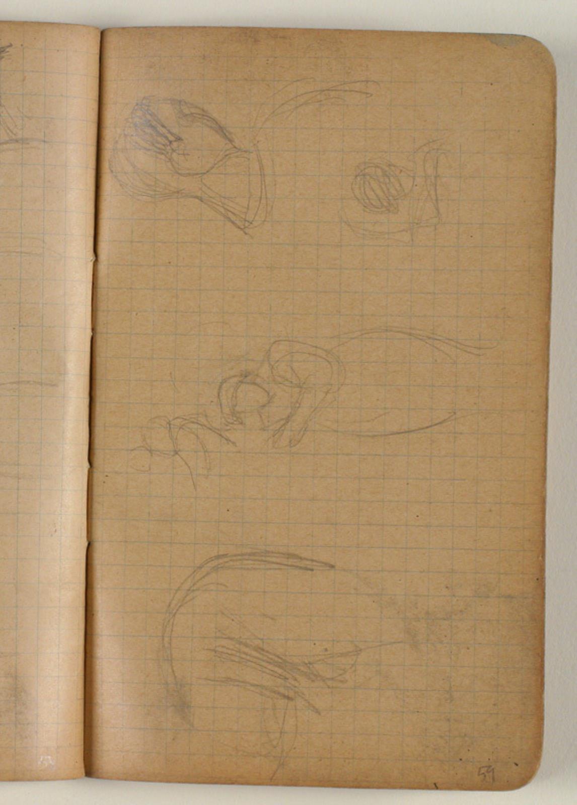 Niels Larsen Stevns, Figur- og ansigtsskitser