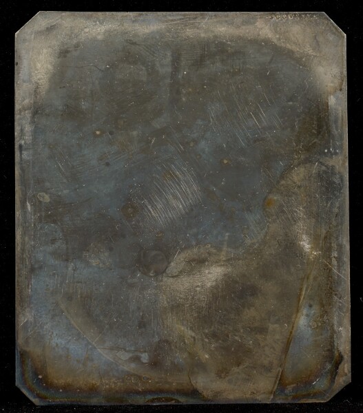 Unknown, [Daguerreotype plate with no image]