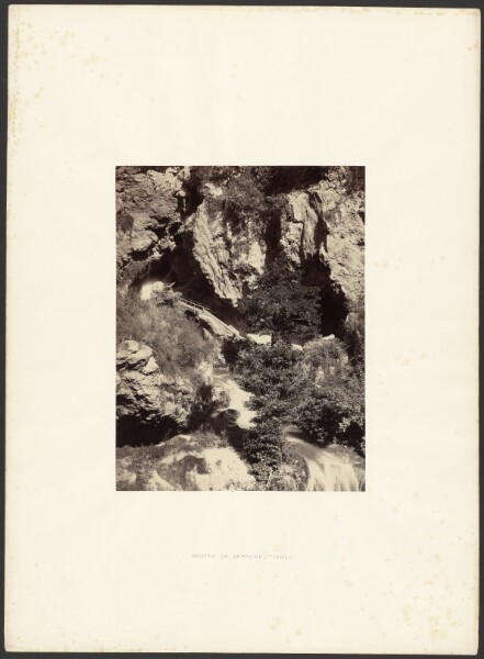 Giorgio Sommer, Grotto of Neptune, Tivoli