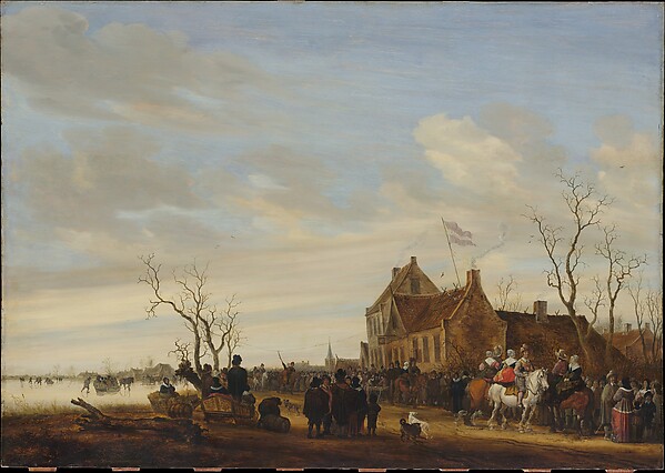Salomon van Ruysdael, Drawing the Eel