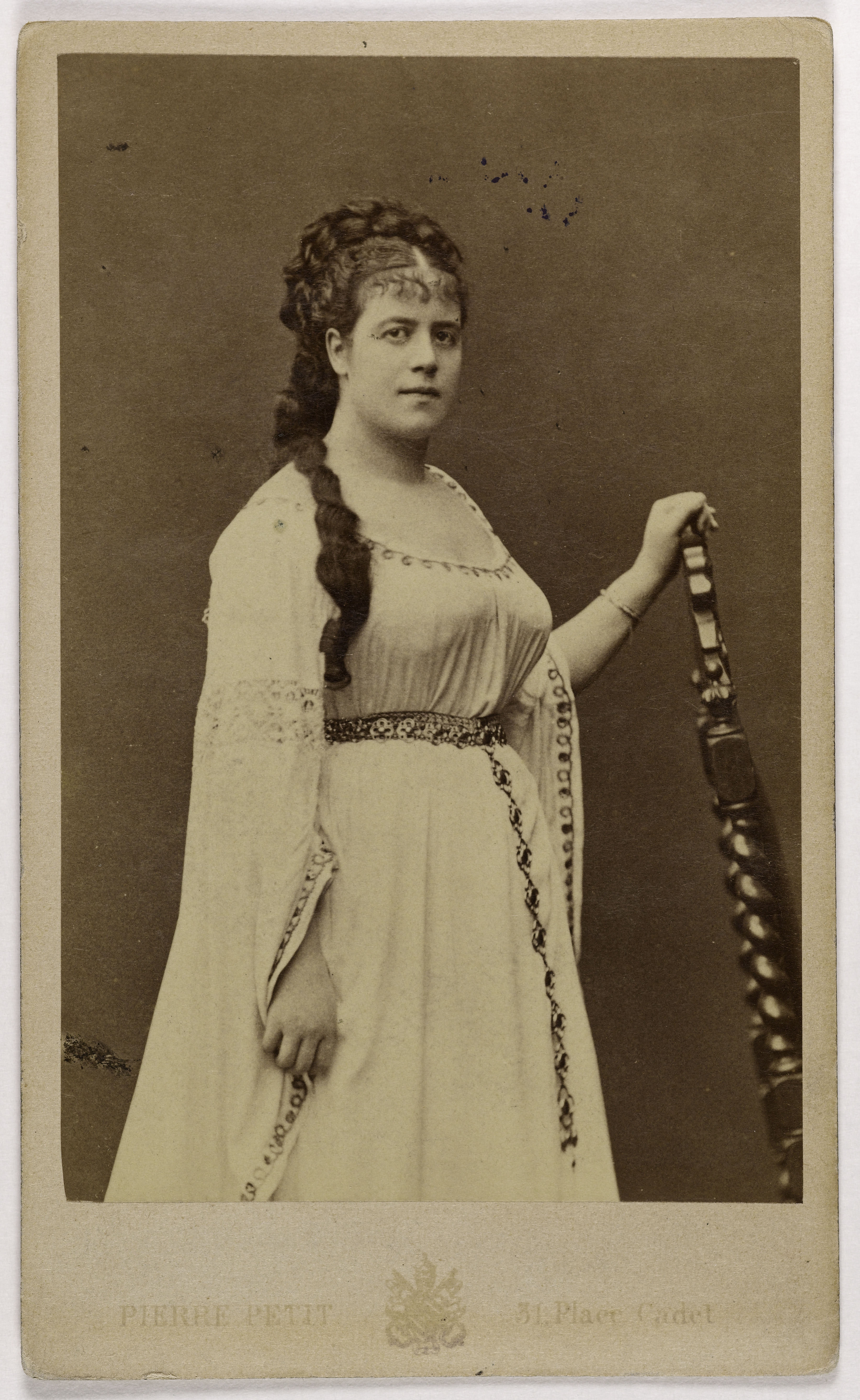 Pierre Petit, Portrait de Rosine Bloch (1844-1891) (chanteuse lyrique)