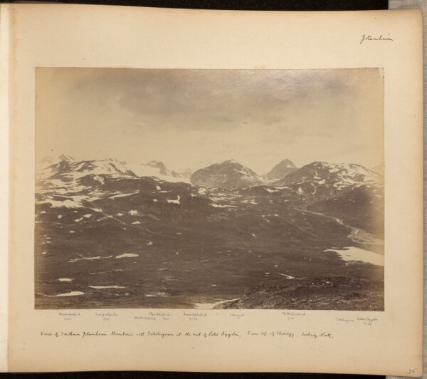 Unknown, View of Southern Jotunheim Mountains