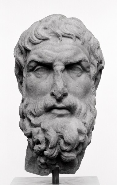 Unknown, Portrait Head of Epikouros