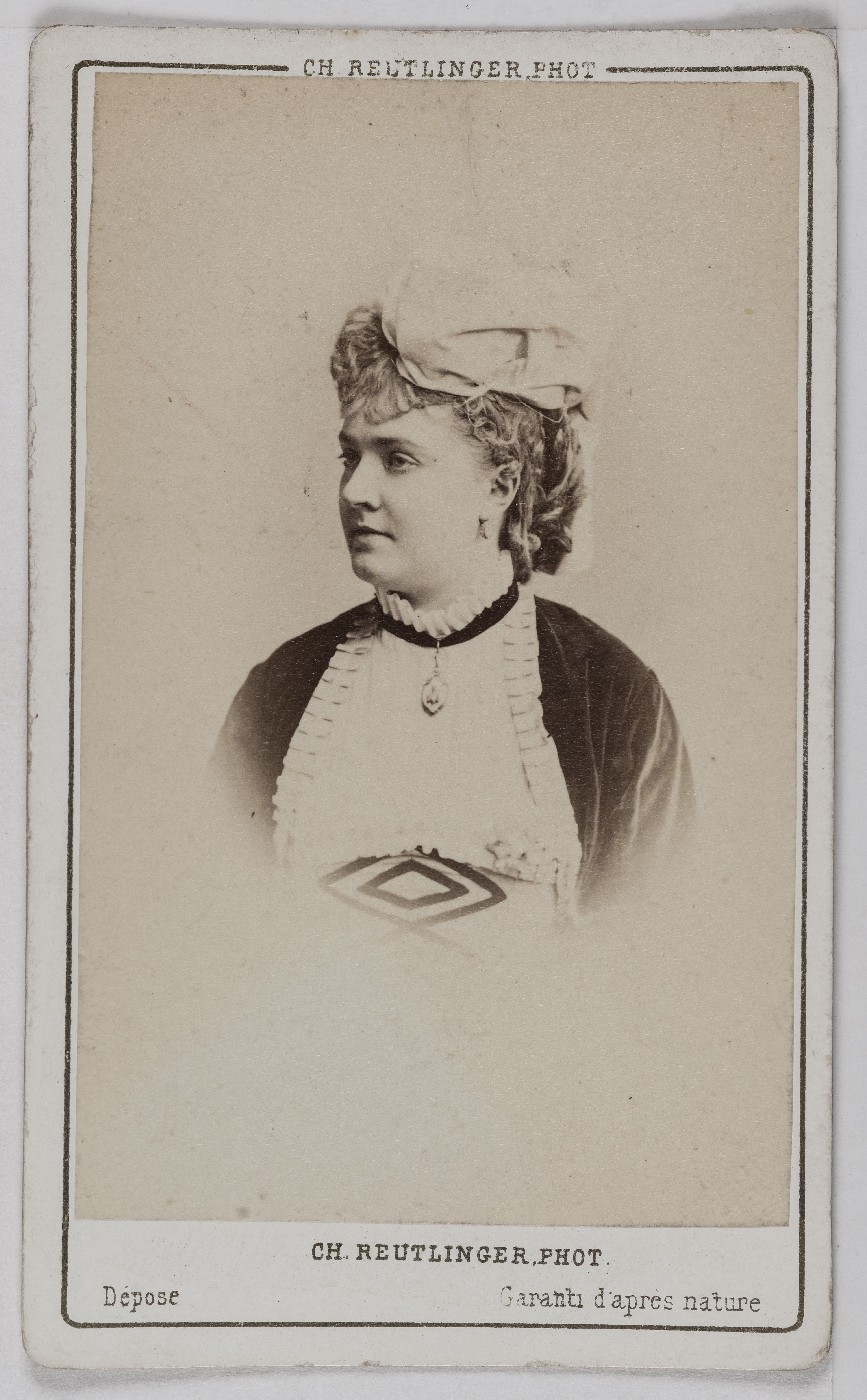 Charles Reutlinger, Portrait de Marie Rose, (actrice)